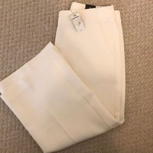 Express white cropped dress pants